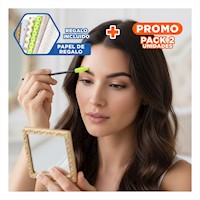 Pack2 Brocha Flexible de Silicona para Pestaña y Ceja 12 pzs Verde Limon Y+Papel Regalo